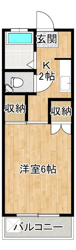 コーポAYAの間取り