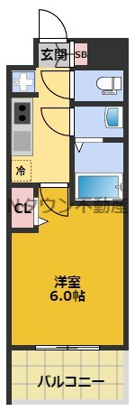 【間取り】 | プレサンス新栄ユリシス | 間取りです。