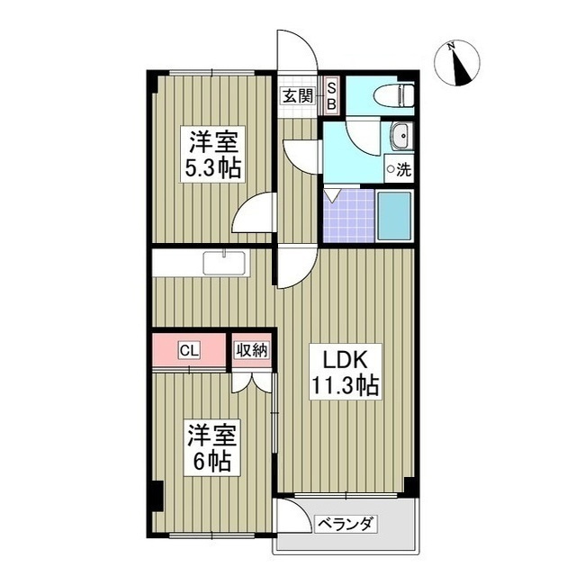 エトワールマンションの間取り
