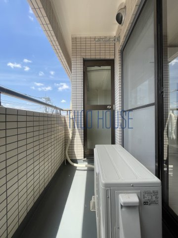 エトワールマンションのバルコニー