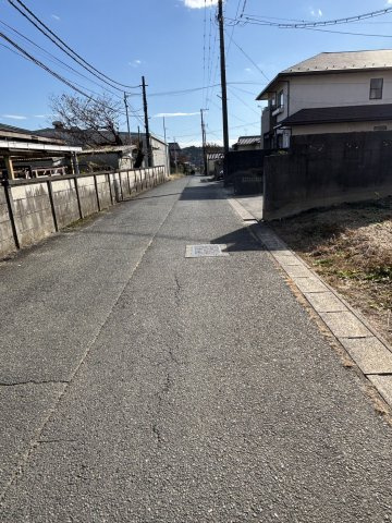勿来町酒井酒井原 330坪の前面道路含む現地写真