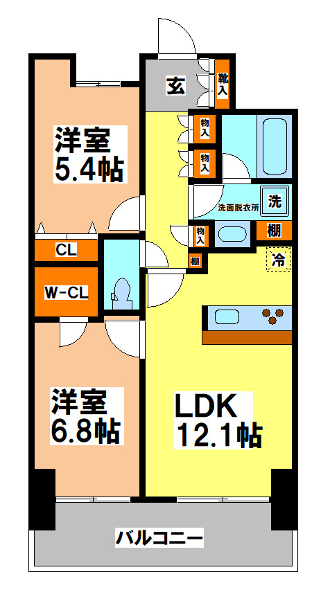 イストワールの間取り