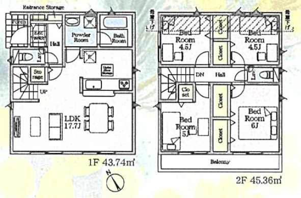 【間取り】 | 調布市富士見町3丁目　新築戸建　全8棟 | 3号棟