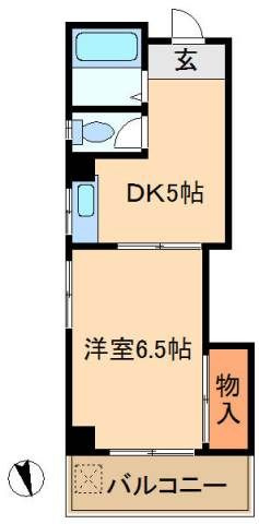 市村第２ビルの間取り