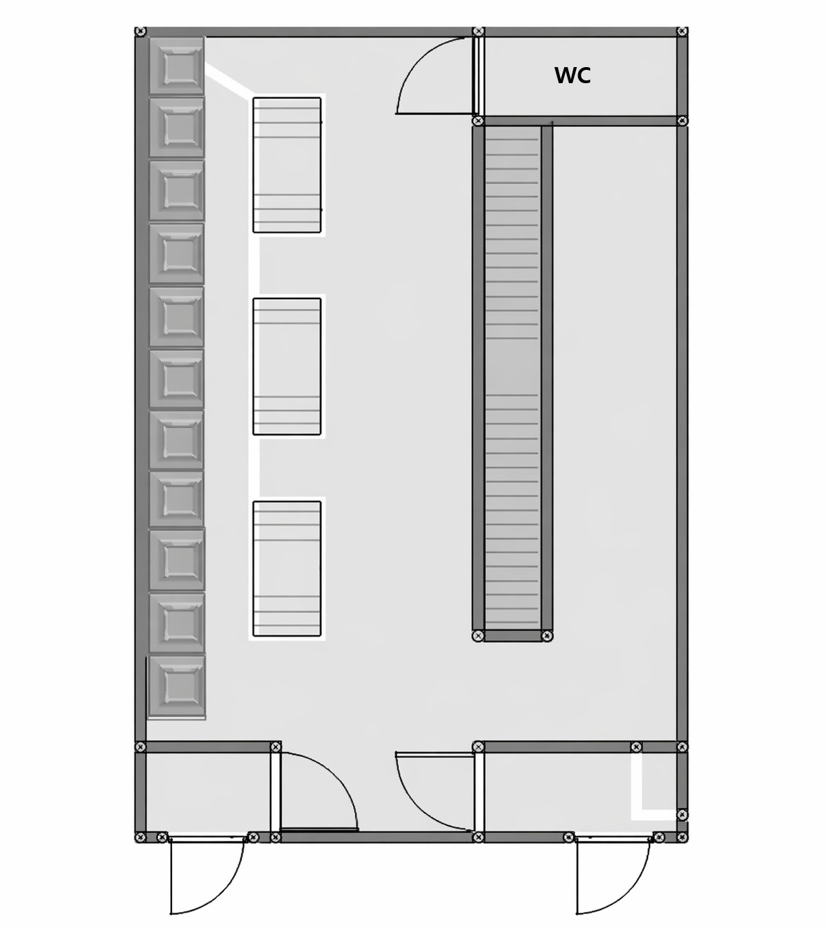 玉城マンション（スナック居抜き）の間取り
