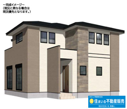 福岡市博多区金の隈２丁目３期　１号棟の外観パース
