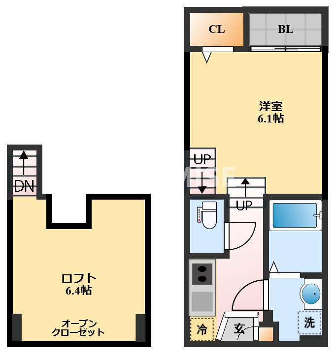 MODERN PALAZZO UZUMACHIの間取り