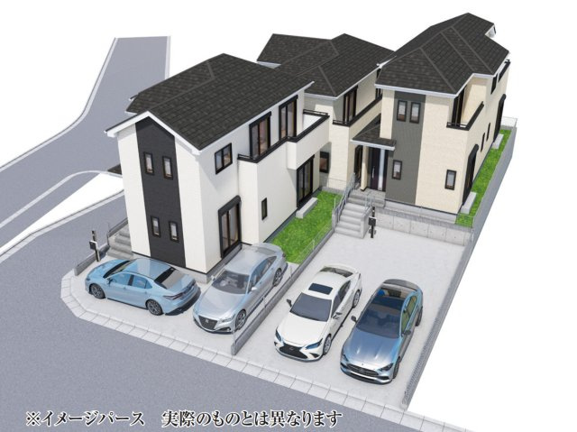 横浜市戸塚区戸塚町　新築戸建【仲介手数料無料】カースペース2台