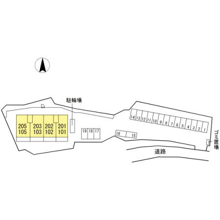 ラ　マミーカルムの区画図