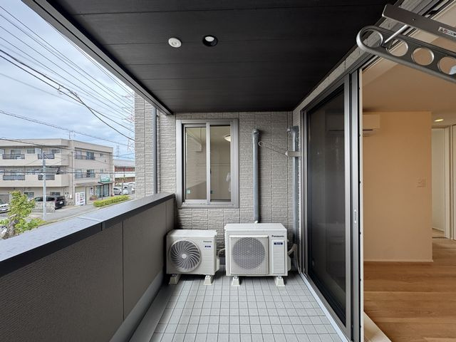 Malienaのバルコニー|陽当たり良好なバルコニーです