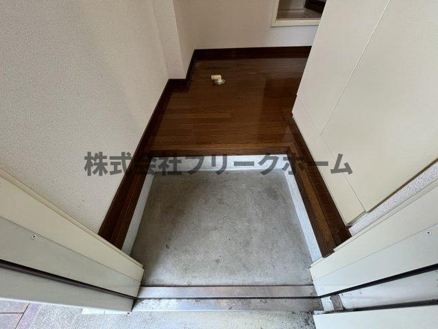 きんもくせいハイム　B棟の玄関