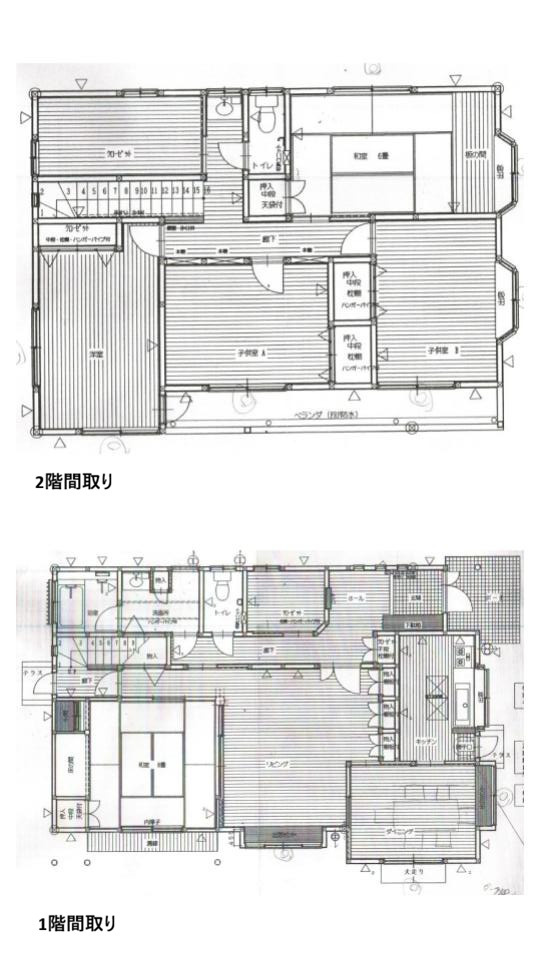 甲府市朝気・土地120坪の中古戸建の画像