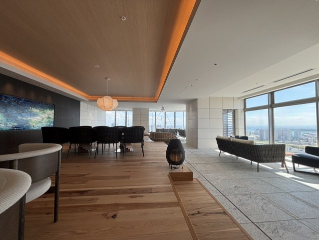 48階SUNNY LOUNGE(PARK VILLAGE居住者限定のスペース、他のVILLAGEの方は入室できません）