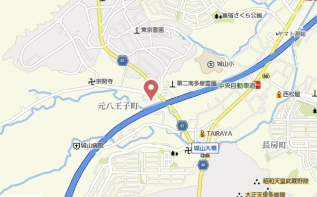 祝　成約済み　八王子市　元八王子町　中古戸建の地図|～仲介手数料無料☆八王子ひなた不動産～八王子市元八王子町　中古戸建