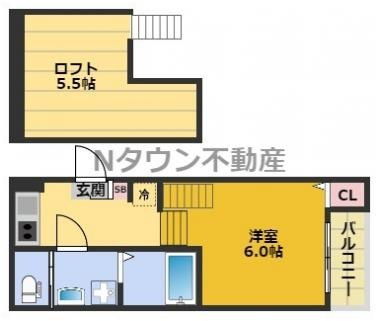 【間取り】 | ハーモニーテラス長筬町Ⅱ | 間取りです