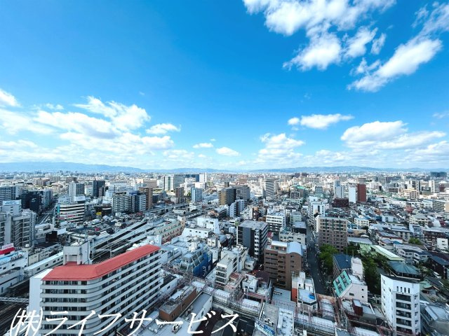【展望】 | ジオタワー大阪十三 | バルコニーからの眺望／２０階部分につき良好です！