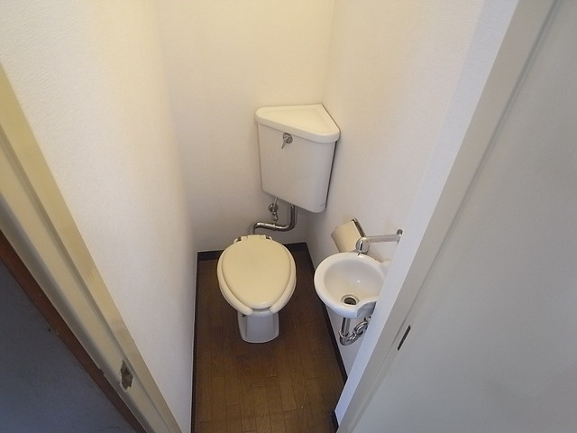 ランマンションのトイレ