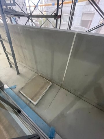 セレニテ兵庫エクラのバルコニー