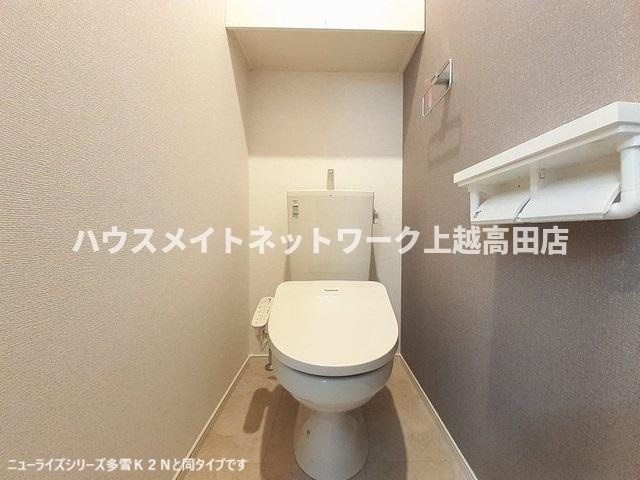 ベル　パトリ　Ｂのトイレ|温水洗浄暖房便座（参考室内写真ニューライズシリーズ多雪K2Nと同タイプ）