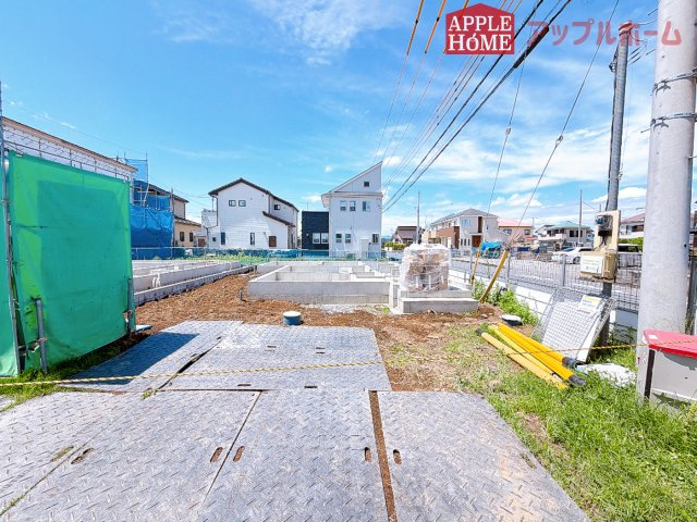 [新築住宅] 坂戸市片柳 4期 の前面道路含む現地写真