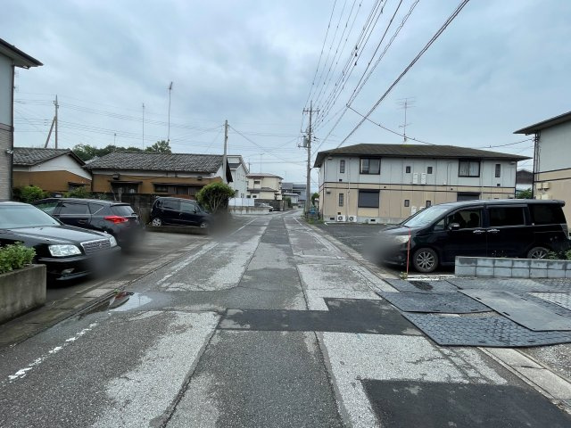 新築戸建・新築建売　館林市西高根町第5　第八小学校・多々良中学校の前面道路含む現地写真