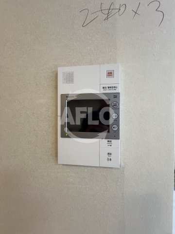 プレサンスロジェドーム前のセキュリティ|プレサンスロジェドーム前　モニター付きインターフォン