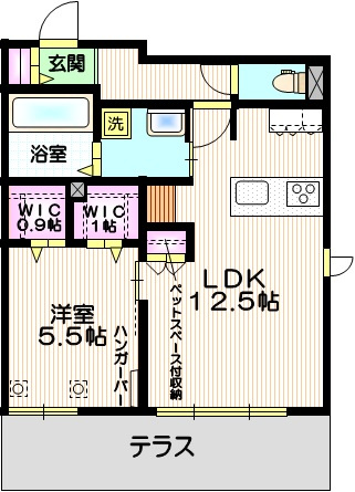 ｌａ　ｌｕｎｅの間取り