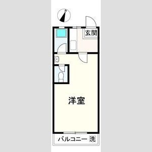 マンションカザミドリの間取り
