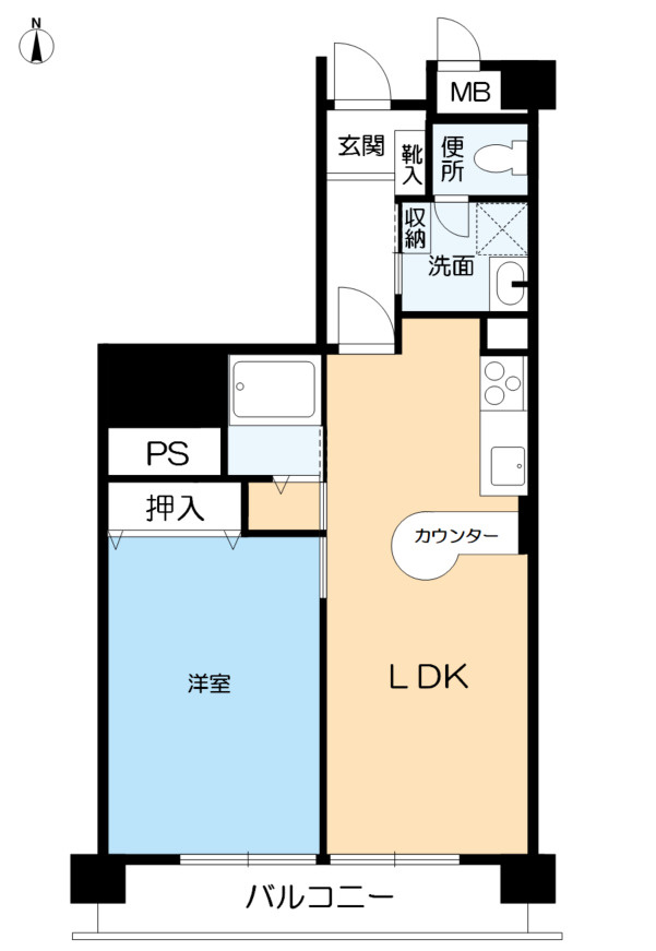 岡本パークマンションの間取り