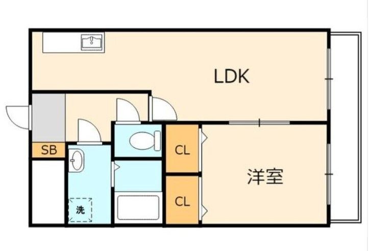 セレンディピティの間取り|使い勝手の良い間取りです♪