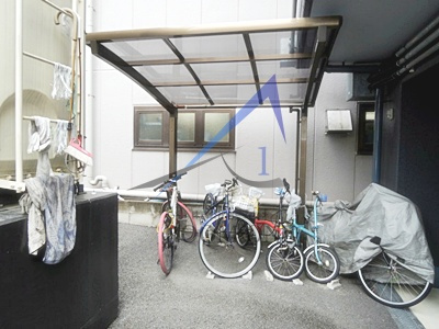 ヒルクレスト のその他共用部分|駐輪場です。