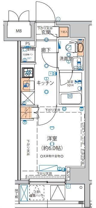 ライジングプレイス綾瀬三番館 の間取り|間取りです。