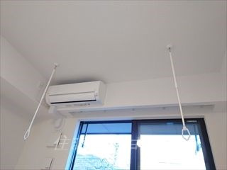 ショコラⅠの設備|室内物干し・エアコンあり