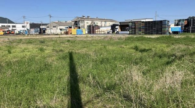 栗東市大橋７丁目の事業用地の外観