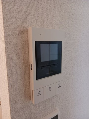 【セキュリティ】 | クロッシング・ヴィラージュⅡ | モニター付きインターホンです
