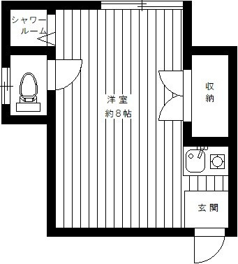 北野方荘Ｂ棟の間取り