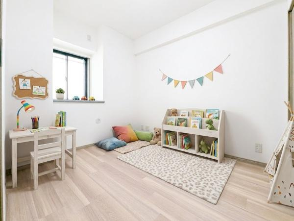 アークエルム磯子台の洋室|落ち着きのある洋室です！
休日はこちらでおくつろぎ下さい♪
※家具等はCGでの参考レイアウトです。