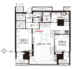 【間取り】 | ワールドシティタワーズアクアタワー