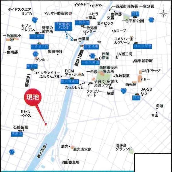 西尾市一色町一色01期　全2棟・1号棟のその他|交通アクセス図です。
