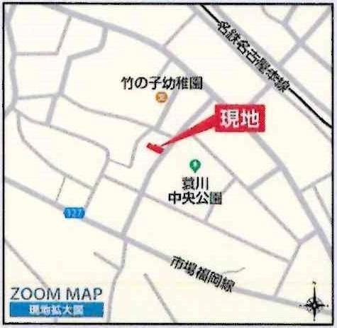 岡崎市簔川町3丁目　全1棟・1号棟のその他|交通アクセス図です。