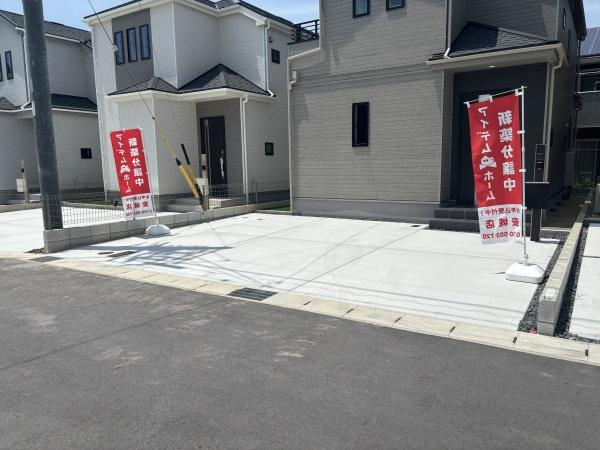 西尾市中畑町宮東22番　全4棟・A号棟の駐車場|施工例