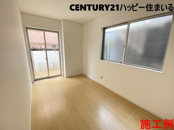 西尾市中畑町宮東22番　全4棟・B号棟の洋室|施工例