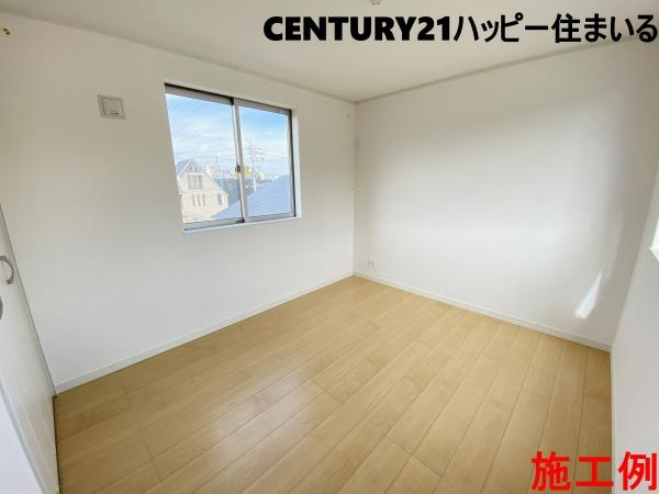 西尾市中畑町宮東22番　全4棟・B号棟の洋室|施工例