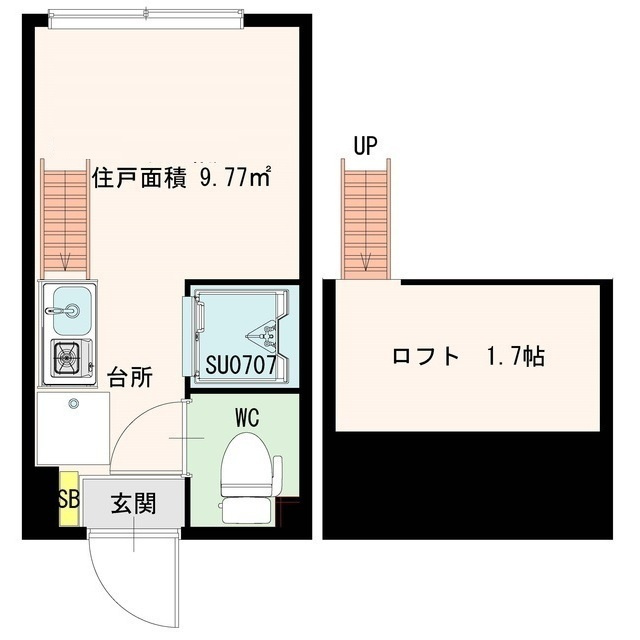 カシミール学芸大前 の間取り|間取りです。