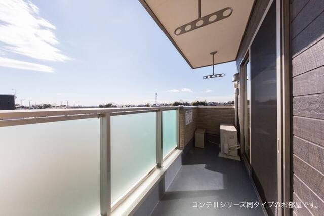 ヒカルサ大宮三橋のバルコニー