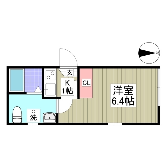 Celeste KOGANEの間取り