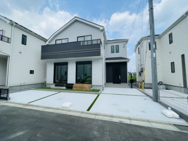 『八王子市新築戸建て』八王子市弐分方町724-5【仲介手数料無料】　１０期の外観|～仲介手数料無料☆八王子ひなた不動産～八王子市弐分方町　新築戸建て