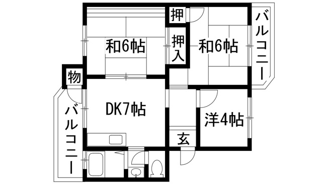 【間取り】 | 宝塚安倉2号棟
