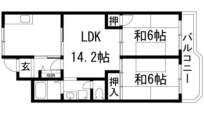 【間取り】 | 宝塚安倉6号棟