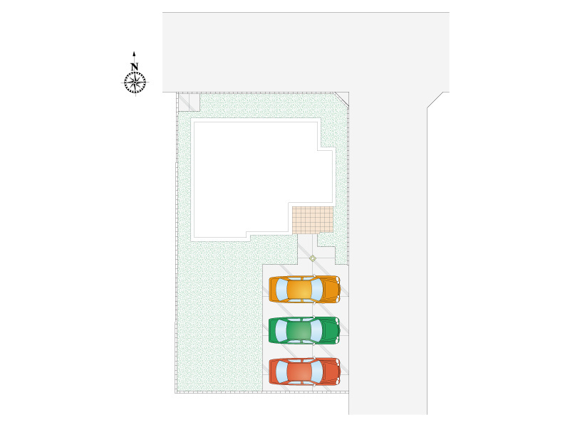 小山市西城南5丁目　新築戸建1の区画図